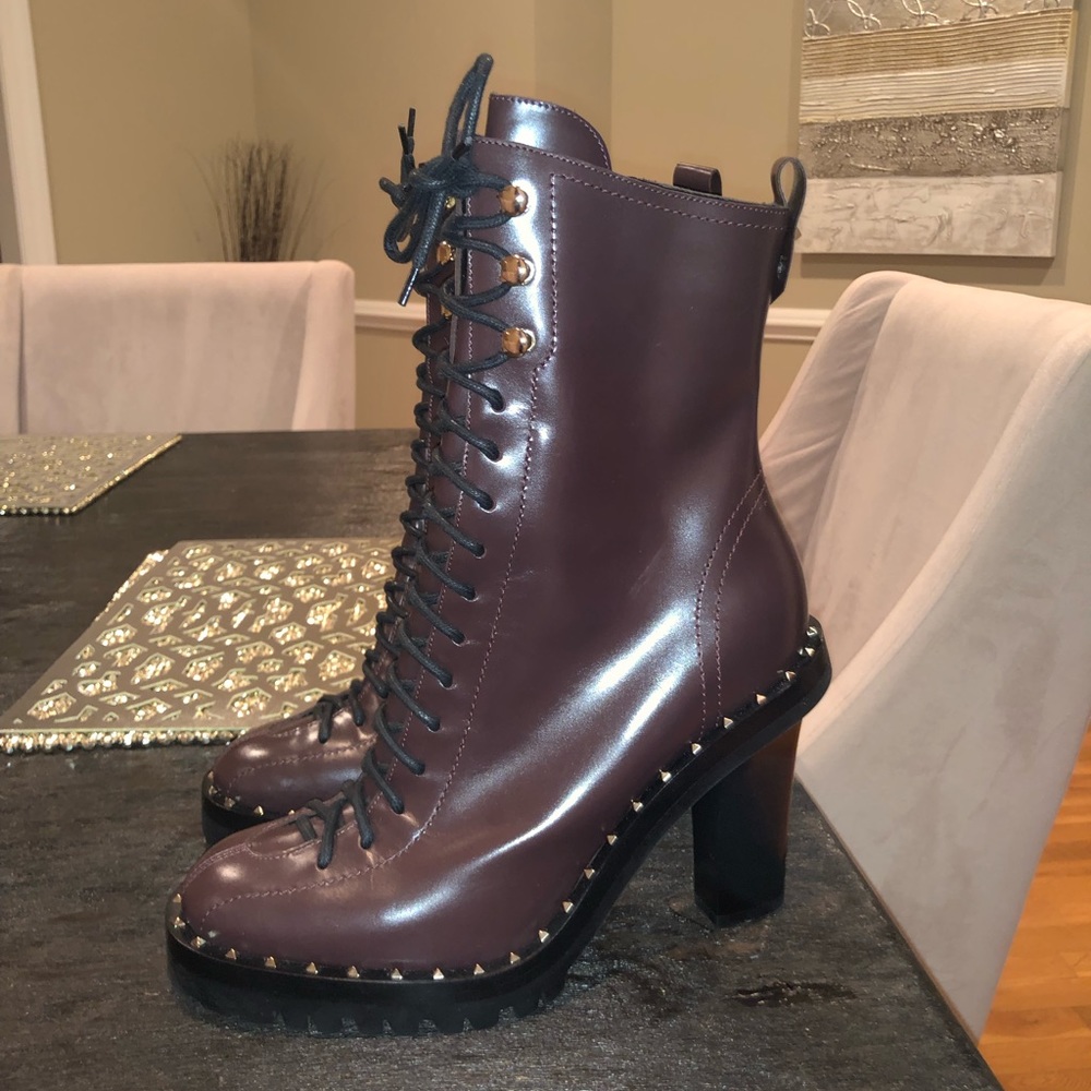 Valentino Heeled Leather Boots